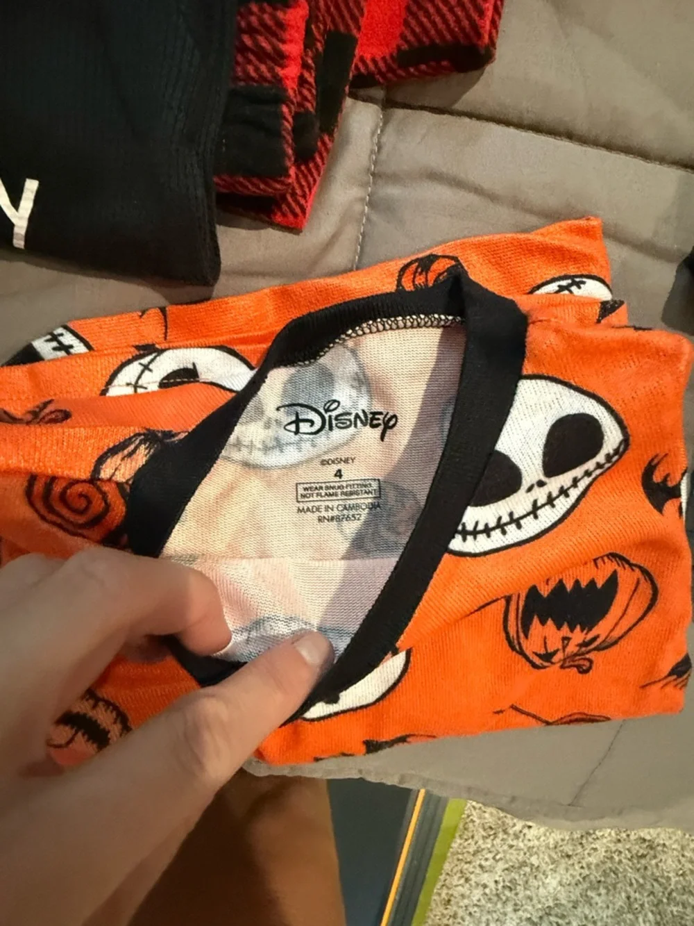 Disney Kids Pajama Tops - Red, Green, Blue, Orange, Black